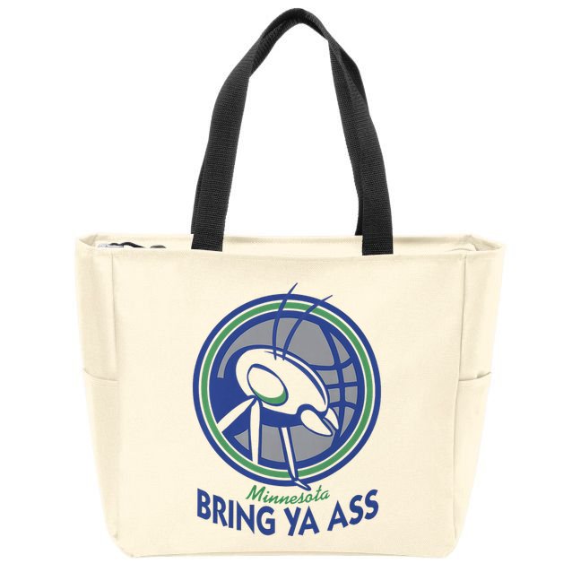 Bring Ya Ass Retro Style Ants Zip Tote Bag