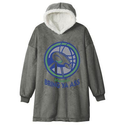 Bring Ya Ass Retro Style Ants Hooded Wearable Blanket