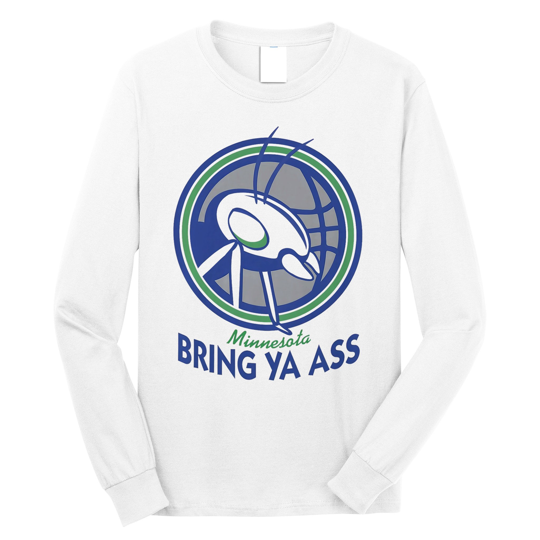 Bring Ya Ass Retro Style Ants Long Sleeve Shirt