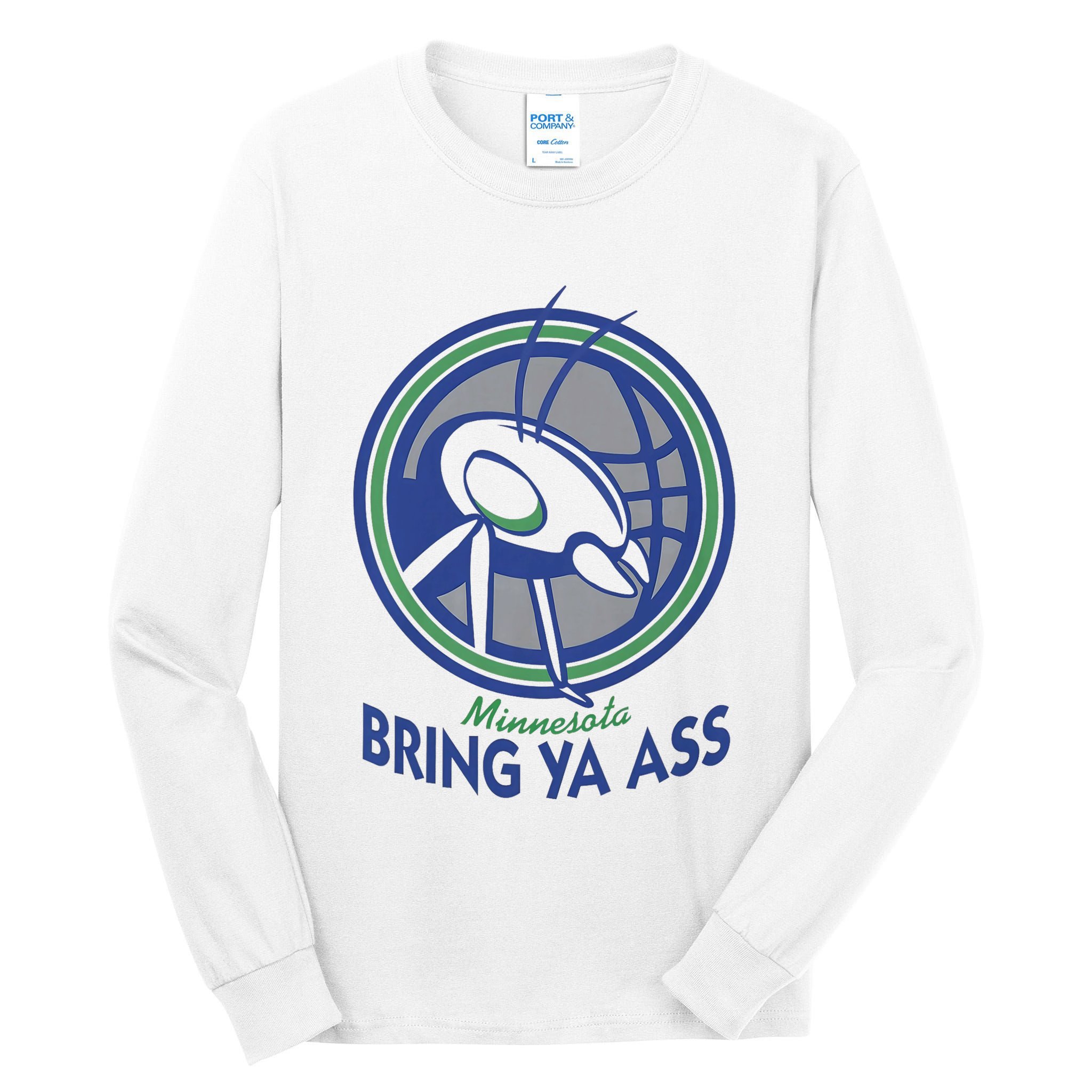 Bring Ya Ass Retro Style Ants Tall Long Sleeve T-Shirt