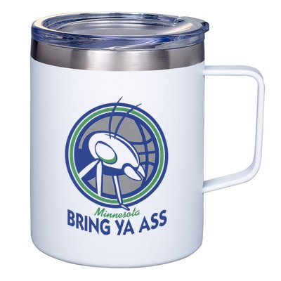 Bring Ya Ass Retro Style Ants 12oz Stainless Steel Coffee Mug