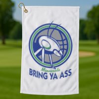 Bring Ya Ass Retro Style Ants Golf Towel