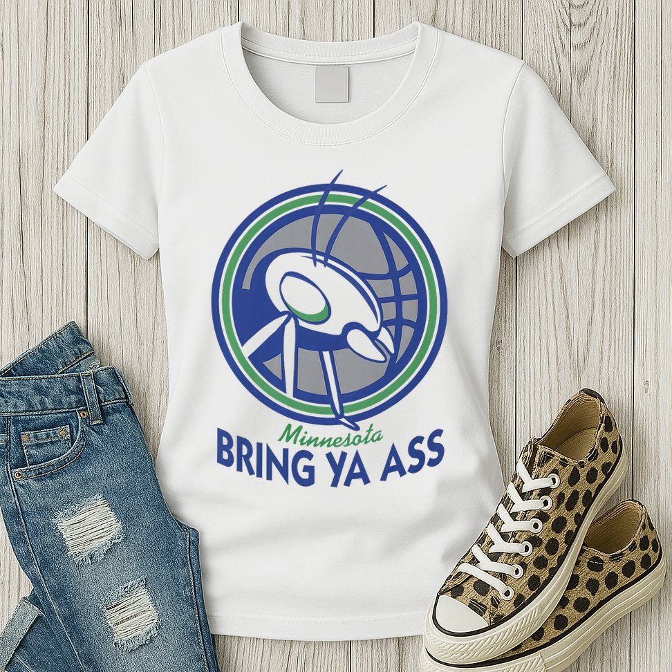 Bring Ya Ass Retro Style Ants Womens T-Shirt