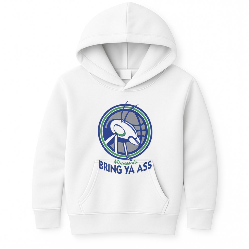 Bring Ya Ass Retro Style Ants Kids Hoodie