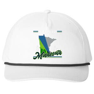 Bring Ya Ass To Minnesota Basketball Sports Fan Snapback Five-Panel Rope Hat