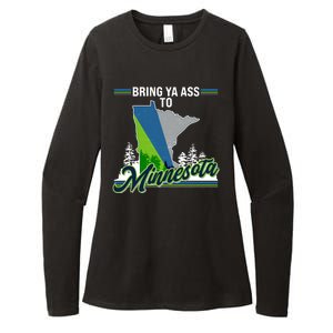 Bring Ya Ass To Minnesota Basketball Sports Fan Womens CVC Long Sleeve Shirt