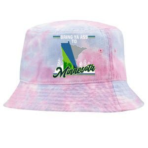 Bring Ya Ass To Minnesota Basketball Sports Fan Tie-Dyed Bucket Hat