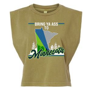 Bring Ya Ass To Minnesota Basketball Sports Fan Garment-Dyed Women's Muscle Tee