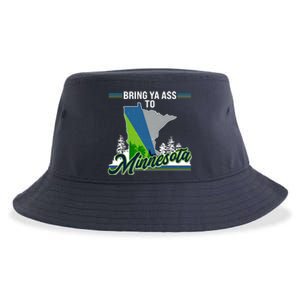 Bring Ya Ass To Minnesota Basketball Sports Fan Sustainable Bucket Hat