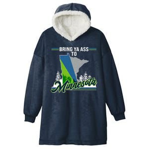 Bring Ya Ass To Minnesota Basketball Sports Fan Hooded Wearable Blanket