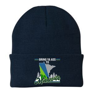 Bring Ya Ass To Minnesota Basketball Sports Fan Knit Cap Winter Beanie