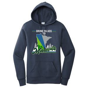 Bring Ya Ass To Minnesota Basketball Sports Fan Women's Pullover Hoodie