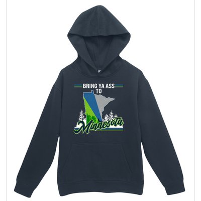 Bring Ya Ass To Minnesota Basketball Sports Fan Urban Pullover Hoodie