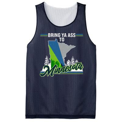 Bring Ya Ass To Minnesota Basketball Sports Fan Mesh Reversible Basketball Jersey Tank