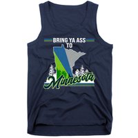 Bring Ya Ass To Minnesota Basketball Sports Fan Tank Top