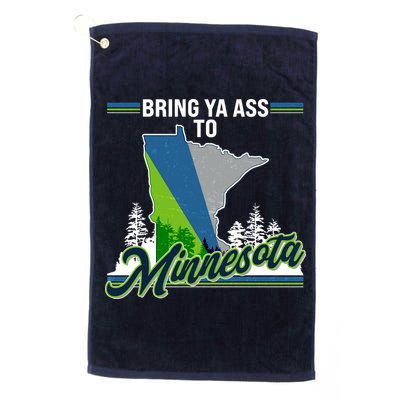 Bring Ya Ass To Minnesota Basketball Sports Fan Golf Towel