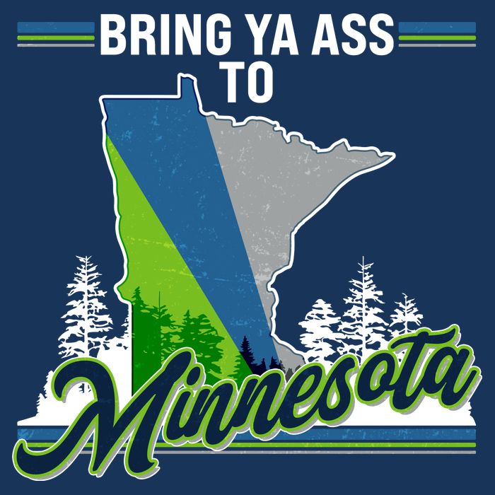 Bring Ya Ass To Minnesota Basketball Sports Fan Kids Hoodie