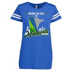 Bring Ya Ass To Minnesota Basketball Sports Fan Enza Ladies Jersey Football T-Shirt