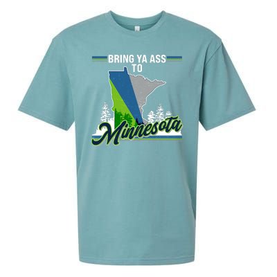 Bring Ya Ass To Minnesota Basketball Sports Fan Sueded Cloud Jersey T-Shirt