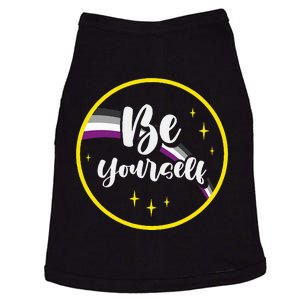 Be Yourself Asexual Rainbow Ace Pride Flag Lgbtq Doggie Tank