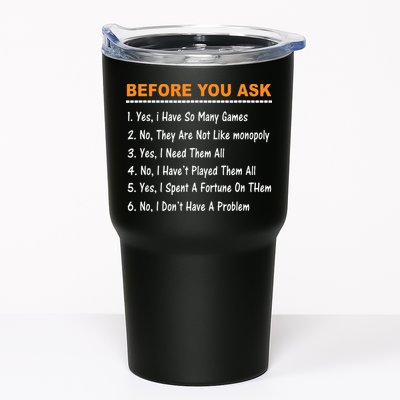 Before You Ask Yes I Have So Many Games Funny Board Game Tumbler
