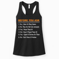 Before You Ask Yes I Have So Many Games Funny Board Game Womens Tank Top