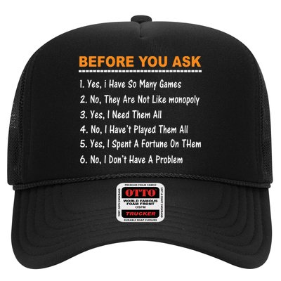 Before You Ask Yes I Have So Many Games Funny Board Game Trucker Hat