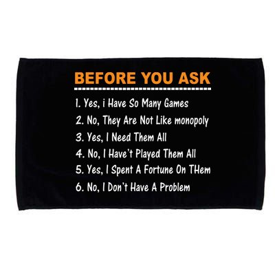 Before You Ask Yes I Have So Many Games Funny Board Game Microfiber Hand Towel