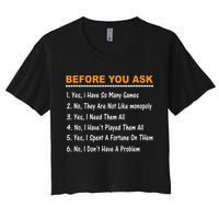 Before You Ask Yes I Have So Many Games Funny Board Game Crop Top