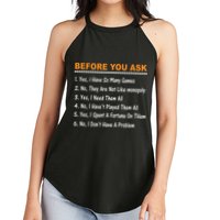 Before You Ask Yes I Have So Many Games Funny Board Game Women's Perfect Tri Rocker Tank