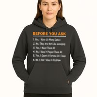 Before You Ask Yes I Have So Many Games Funny Board Game Hoodie