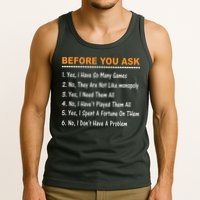 Before You Ask Yes I Have So Many Games Funny Board Game Tank Top