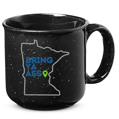 Bring Ya Ass To Mn 15oz Campfire Ceramic Mug