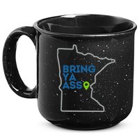 Bring Ya Ass To Mn 15oz Campfire Ceramic Mug