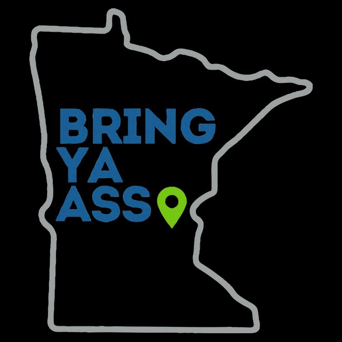 Bring Ya Ass To Mn Cropped Pullover Crew