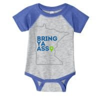 Bring Ya Ass To Mn Infant Baby Jersey Bodysuit