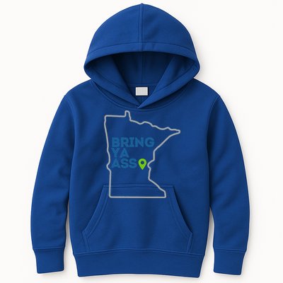 Bring Ya Ass To Mn Kids Hoodie