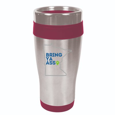 Bring Ya Ass To Mn 16oz Travel Tumbler
