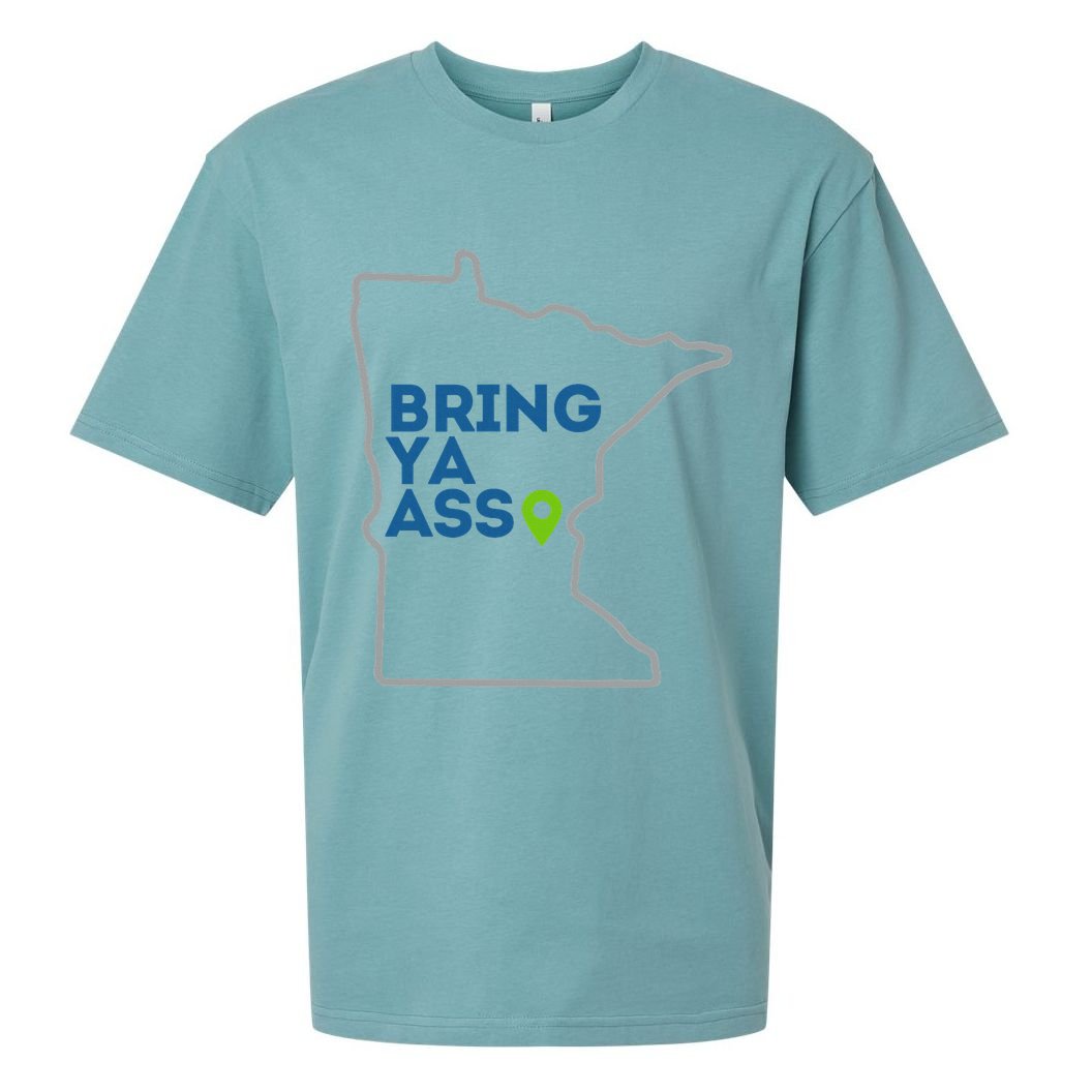 Bring Ya Ass To Mn Sueded Cloud Jersey T-Shirt