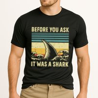 Before Your Ask It Was A Shark Funny Amputation Surgery Performance Shirt
