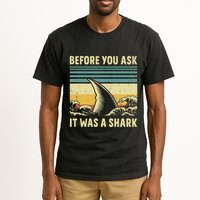 Before Your Ask It Was A Shark Funny Amputation Surgery Tall T-Shirt