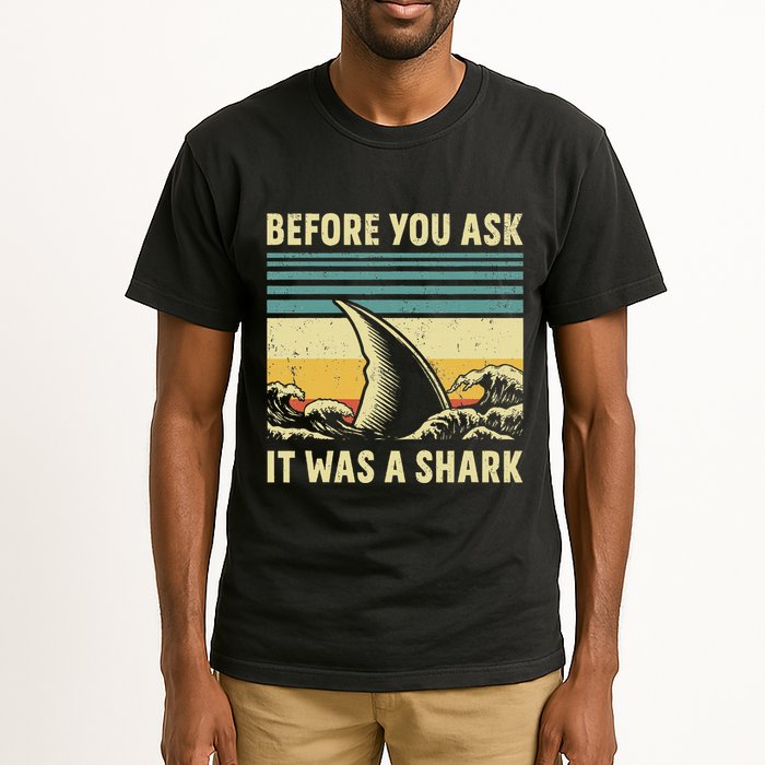 Before Your Ask It Was A Shark Funny Amputation Surgery Tall T-Shirt