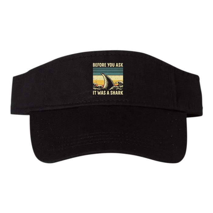 Before Your Ask It Was A Shark Funny Amputation Surgery Visor