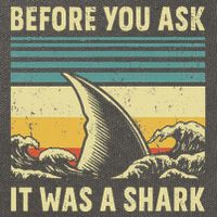Before Your Ask It Was A Shark Funny Amputation Surgery Cotton Canvas Backpack