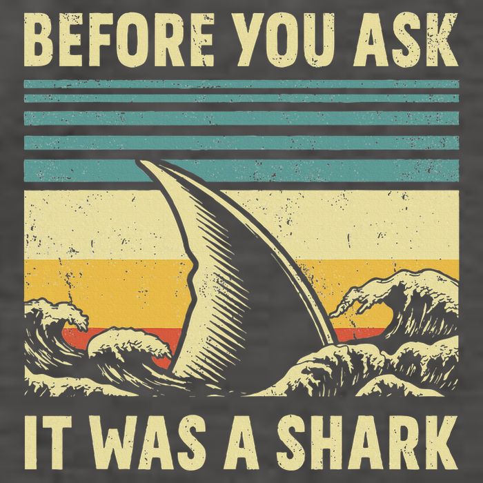 Before Your Ask It Was A Shark Funny Amputation Surgery Vector Backpack