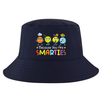 Because You Are Smarties Test Day Teacher Testing Day Exam Cool Comfort Performance Bucket Hat