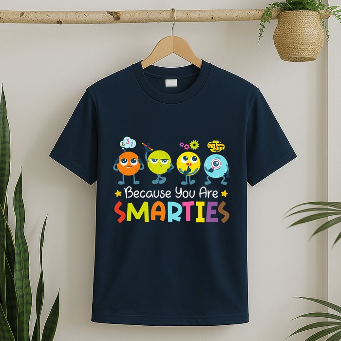 Because You Are Smarties Test Day Teacher Testing Day Exam T-Shirt