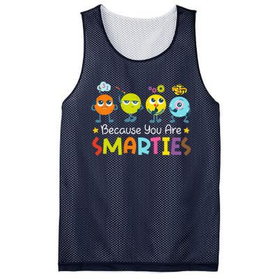 Because You Are Smarties Test Day Teacher Testing Day Exam Mesh Reversible Basketball Jersey Tank