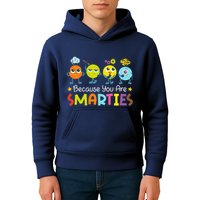 Because You Are Smarties Test Day Teacher Testing Day Exam Kids Hoodie