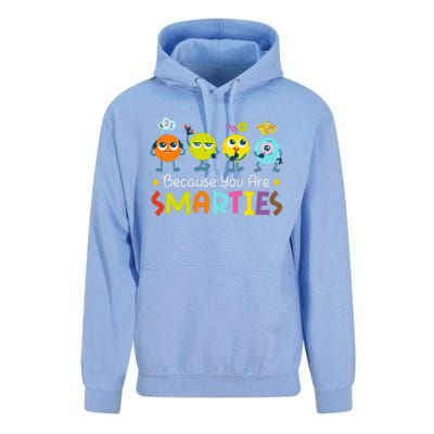 Because You Are Smarties Test Day Teacher Testing Day Exam Unisex Surf Hoodie